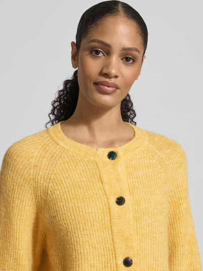Selected Femme Regular fit gebreid jack van wolmix met alpaca model 'LULU' - Foto 2