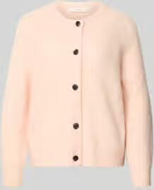 Selected Regular fit gebreid jack van wolmix met alpacawol model 'LULU'