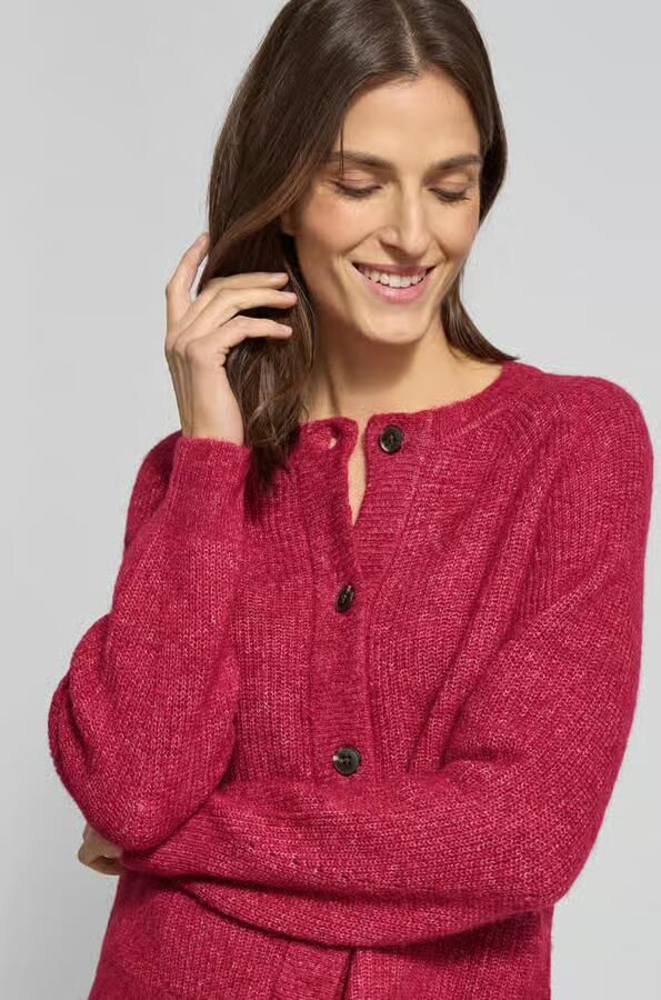 Selected Femme Regular fit gebreid jack van wolmix met alpaca model 'LULU' - Foto 2