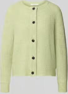 Selected Regular fit gebreid jack van wolmix met alpacawol model 'LULU'