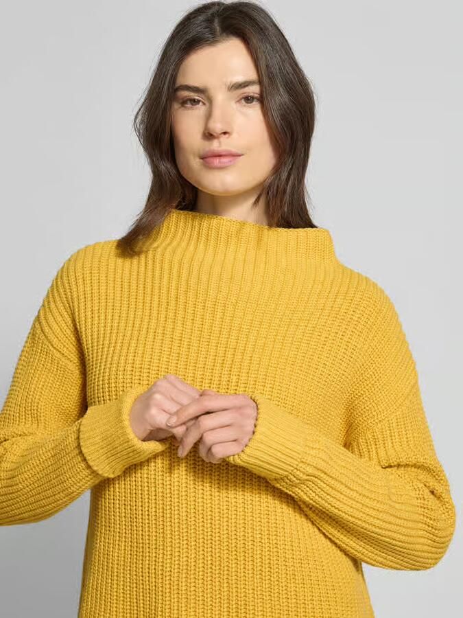 Selected Femme Regular fit gebreide pullover met biologisch katoen model 'SELMA' - Foto 2