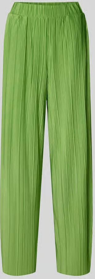 Selected Femme Regular fit wijde broek in plissélook model 'ELLIE'