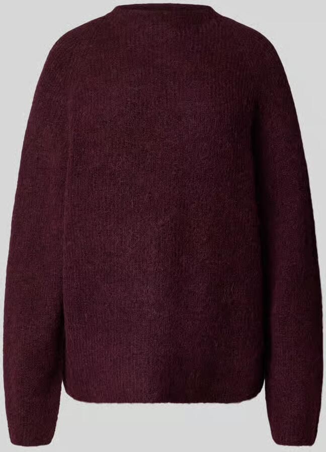 Selected Femme Relaxed fit gebreide pullover van wolmix model 'SIA' - Foto 4