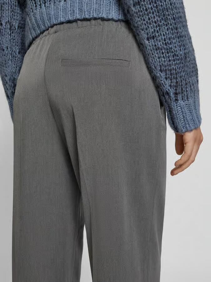 Selected Femme Stoffen broek met wijde pijpen en elastische band
