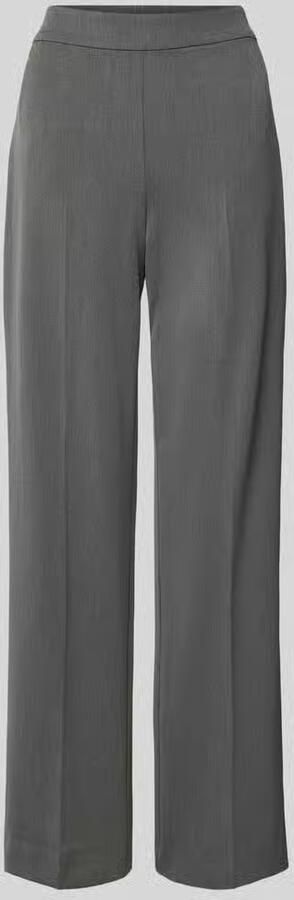 Selected Femme Stoffen broek met wijde pijpen en elastische band - Foto 2