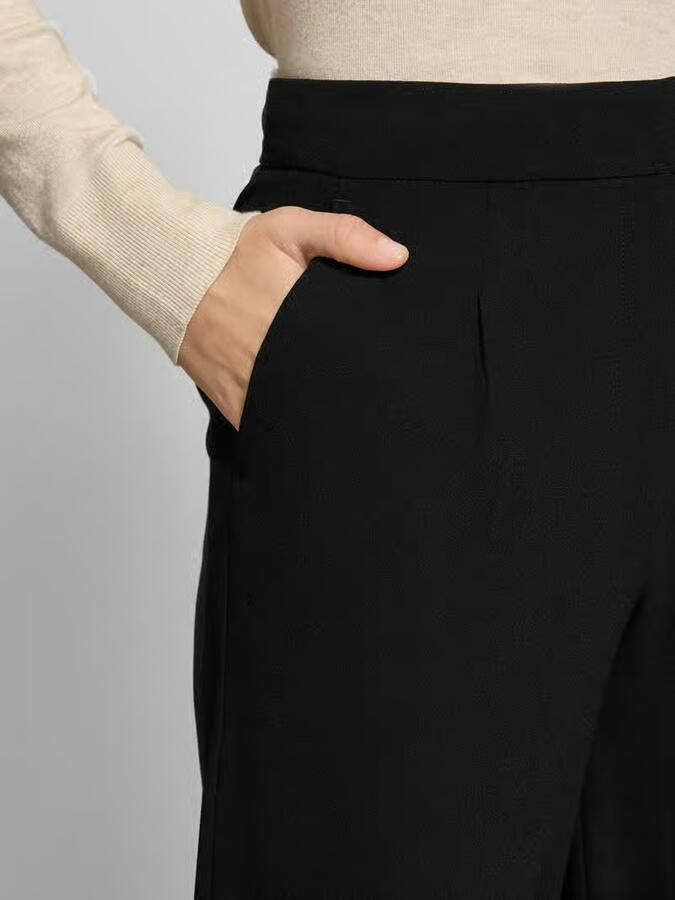 Selected Femme Stoffen broek met wijde pijpen model 'TINNI' - Foto 2
