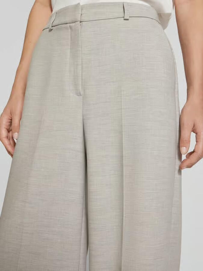 Selected Femme Wide leg stoffen broek met persplooien model 'RITA-PAXA' - Foto 3