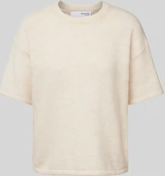 SELECTED WOMEN Dames Tops & T-shirts Slfmaline-liliana 2 4 Knit O-neck Gebroken Wit - Foto 5