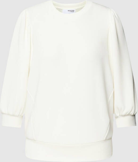 Selected Femme Sweatshirt met 3 4-mouwen model 'TENNY'