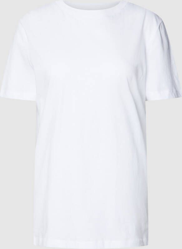 Selected Femme T-shirt met labeldetail model 'MYESSENTIAL'