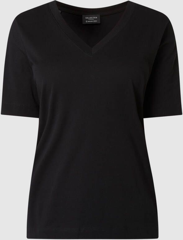 Selected Femme T-shirt van biologisch katoen model 'Standard'