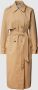 SELECTED FEMME trenchcoat zomer SLFSIA met overslag detail beige - Thumbnail 3