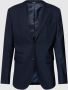 Selected Homme Blauw single-breasted jas voor mannen Blue Heren - Thumbnail 1