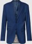 Selected Homme Blauw single-breasted jas voor mannen Blue Heren - Thumbnail 1