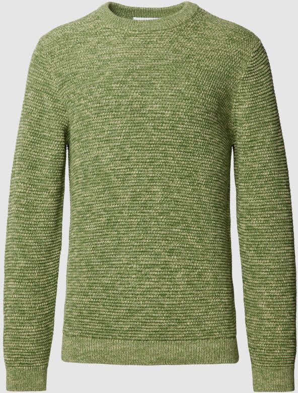 Selected Homme Gebreide pullover met structuurmotief