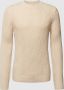 Selected Homme Oversized gebreide pullover met ribboorden model 'CARIS' - Thumbnail 2