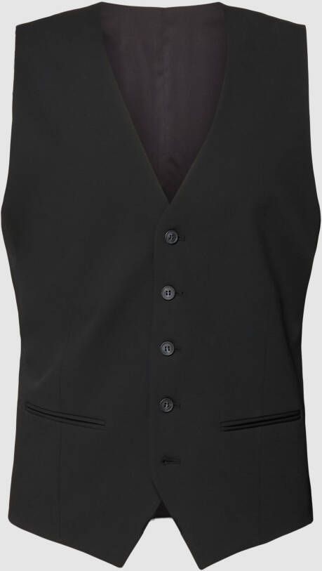Selected Homme Slim fit gilet met paspelzakken model 'LIAM'