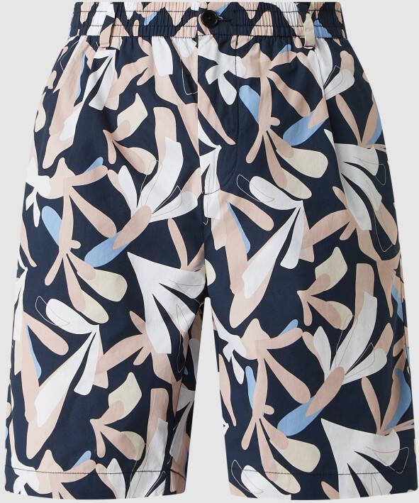 Selected Homme Korte loose fit broek van biologisch katoen model 'Baron'