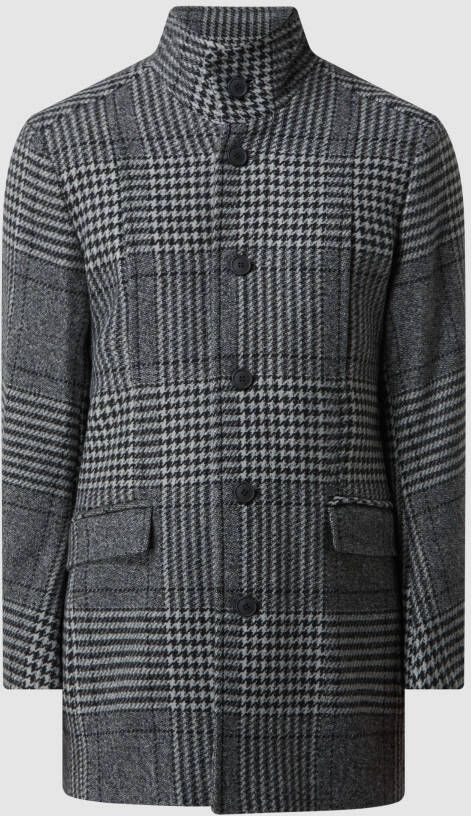 Selected Homme Lange jas met opstaande kraag model 'Morrison'