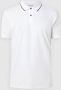 SELECTED HOMME Heren Polo's & T-shirts Slhleroy Coolmax Ss Polo B Wit - Thumbnail 2