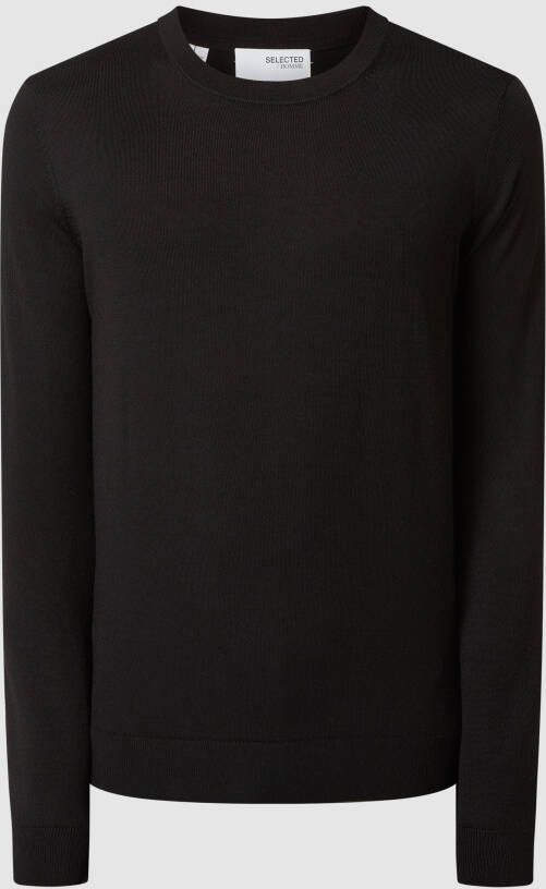 Selected Homme Pullover van merinowolmix model 'Town'
