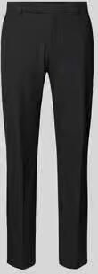 Selected Homme Zwarte elegante broek met verlengde riem Black Heren