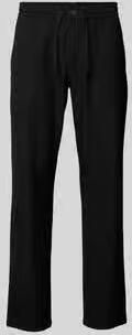 SELECTED HOMME Heren Broeken Slh196-straight Robert String Flex Pant Zwart - Foto 5