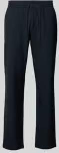 Selected broek met rechte pijpen met viscose model 'ROBERT'