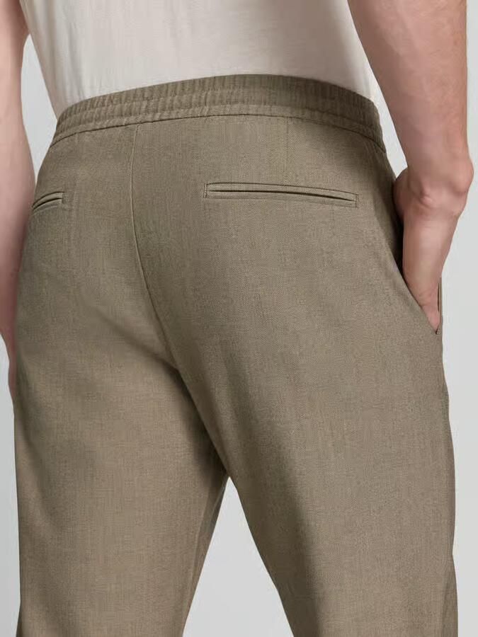 Selected Homme broek met rechte pijpen met viscose model 'ROBERT'