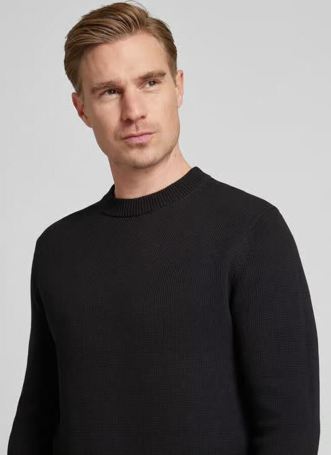 SELECTED HOMME Trui met ronde hals SLHDANE LS KNIT STRUCTURE CREW NECK NOOS