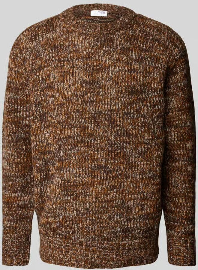 Selected Homme Gebreide pullover met ronde hals model 'PEPPER' - Foto 2