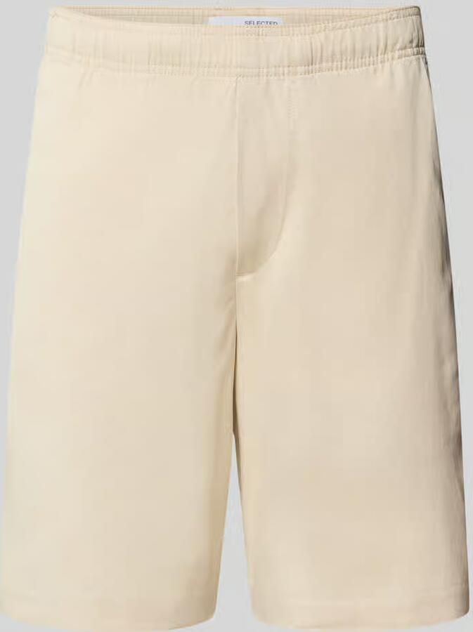 Selected Homme Loose fit korte broek met elastische band model 'THAIS SUMMER' - Foto 2