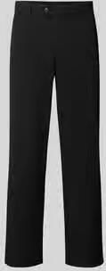 Selected Loose fit pantalon met riemlussen model 'LOOSE-LIAM'