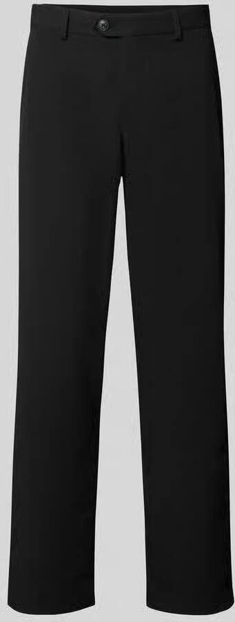 Selected Loose fit pantalon met riemlussen model 'LOOSE-LIAM' - Foto 3