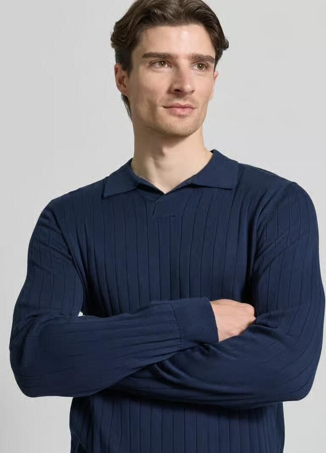Selected Loose fit poloshirt van zuiver katoen model 'TORINO'