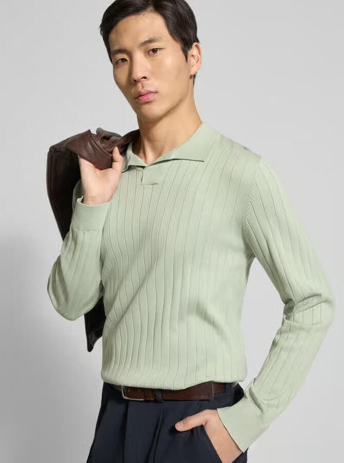 Selected Loose fit poloshirt van zuiver katoen model 'TORINO'