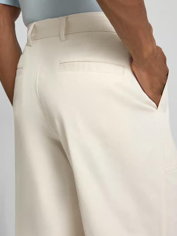 Selected Homme loose fit wijde broek van katoenmix model '220'