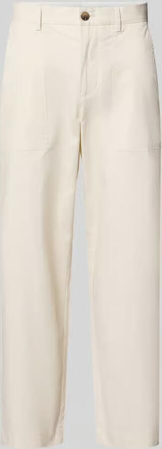 Selected Homme loose fit wijde broek van katoenmix model '220' - Foto 2