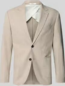 Selected regular fit colbert met linnen en viscose model 'DALI'