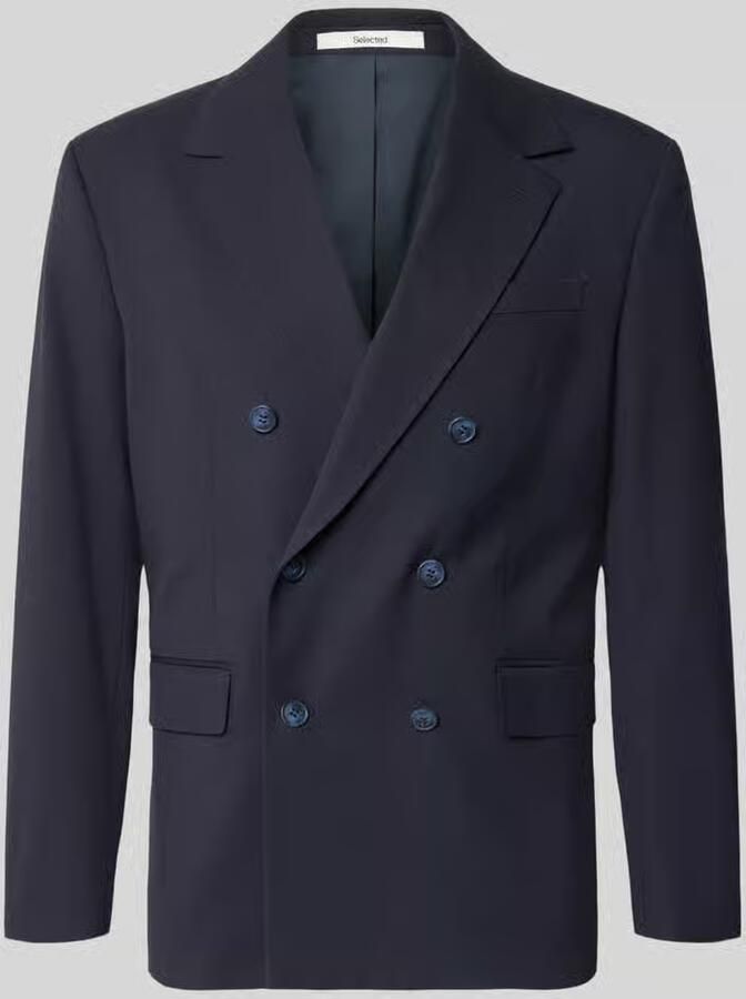Selected Homme Regular fit colbert met viscose model 'LIAM'