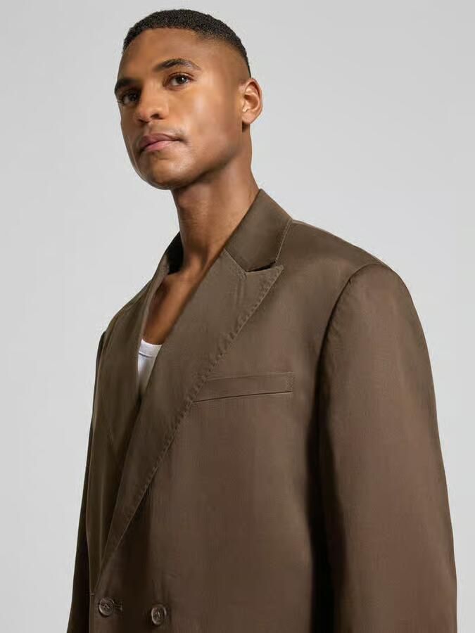 Selected Homme regular fit colbert van puur lyocell