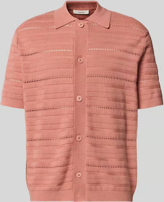 Selected Homme regular fit gebreid jack van puur katoen model 'PALLE' - Foto 2