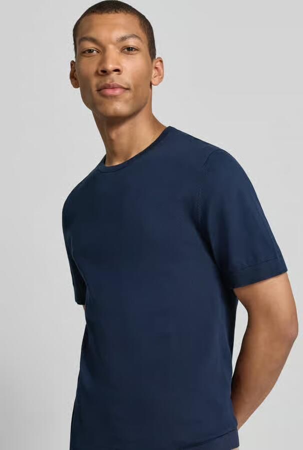 Selected Homme Regular fit gebreid shirt van biologisch katoen model 'TORINO' - Foto 2