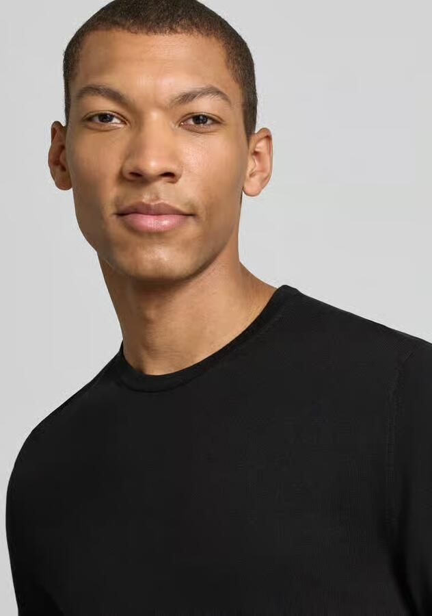 Selected Homme Regular fit gebreid shirt van biologisch katoen model 'TORINO' - Foto 2