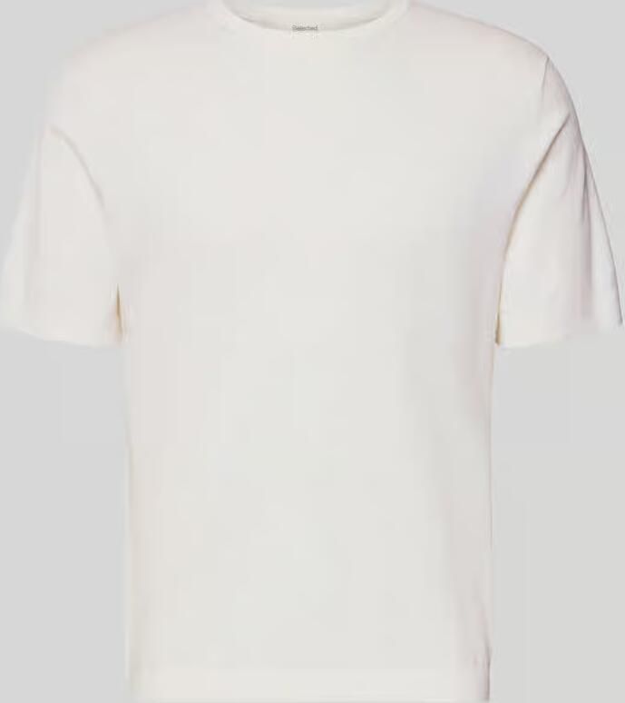 Selected Homme Regular fit gebreid shirt van biologisch katoen model 'TORINO' - Foto 2