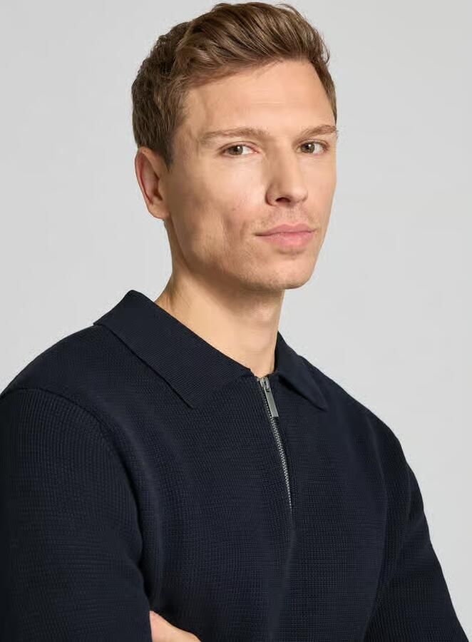 Selected Homme Regular fit gebreide pullover van biologisch katoen model 'DANE' - Foto 2