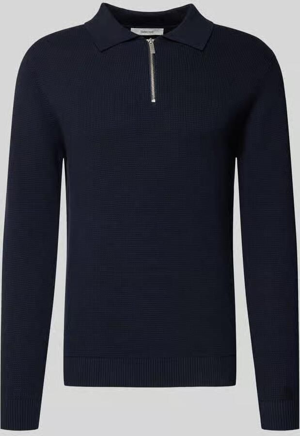 Selected Homme Regular fit gebreide pullover van biologisch katoen model 'DANE'