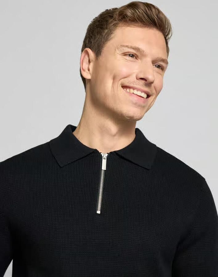 Selected Homme Regular fit gebreide pullover van biologisch katoen model 'DANE' - Foto 2