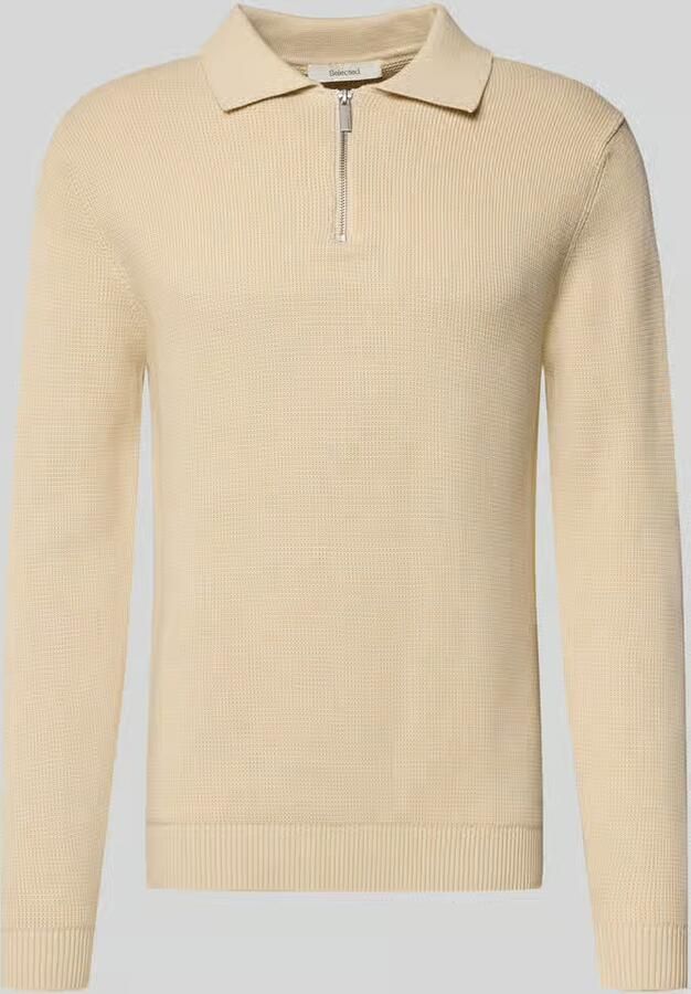 Selected Homme Regular fit gebreide pullover van biologisch katoen model 'DANE'
