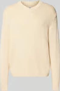 Selected Regular fit gebreide pullover van puur biologisch katoen model 'Angus'